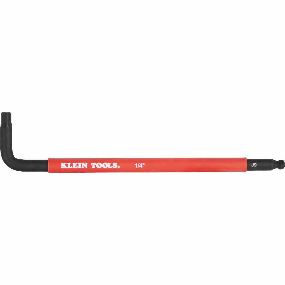 Klein Tools BLS9 Color-Coded Extra-Long L Style Hex Key Caddy Set, SAE, 9-Piece