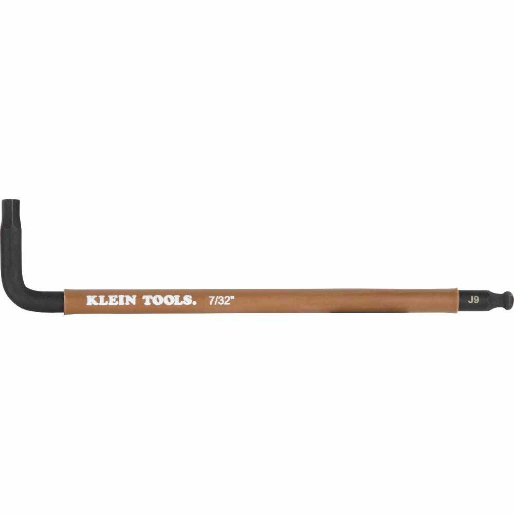 Klein Tools BLS9 Color-Coded Extra-Long L Style Hex Key Caddy Set, SAE, 9-Piece