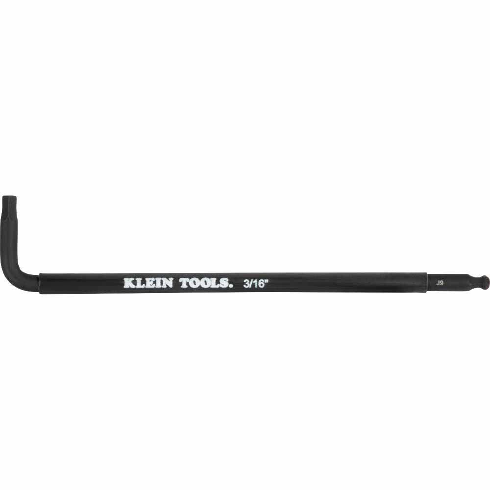 Klein Tools BLS9 Color-Coded Extra-Long L Style Hex Key Caddy Set, SAE, 9-Piece