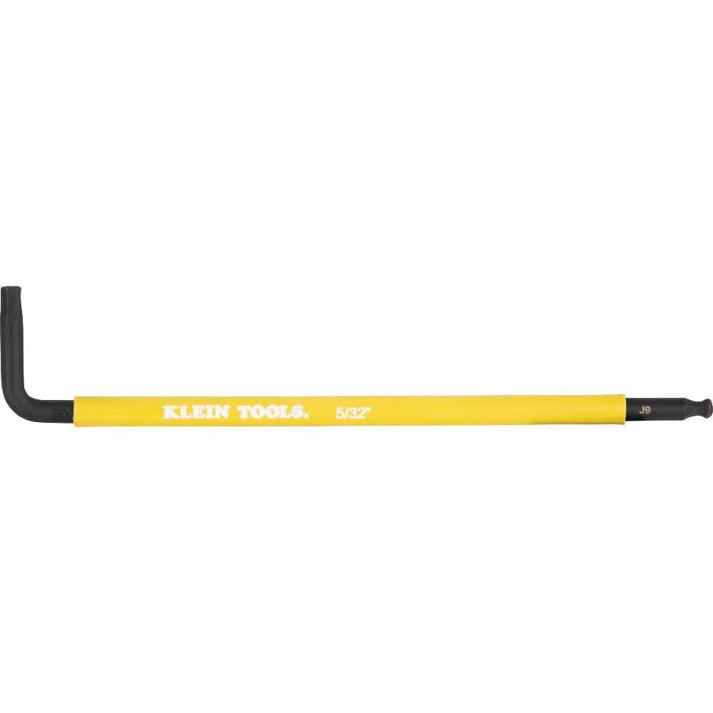 Klein Tools BLS9 Color-Coded Extra-Long L Style Hex Key Caddy Set, SAE, 9-Piece