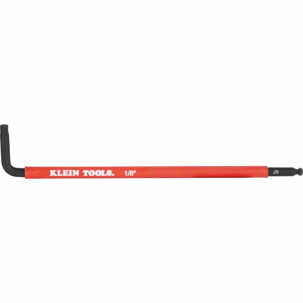 Klein Tools BLS9 Color-Coded Extra-Long L Style Hex Key Caddy Set, SAE, 9-Piece
