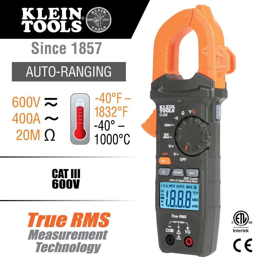 Klein CL220VP Premium Meter Electrical Test Kit