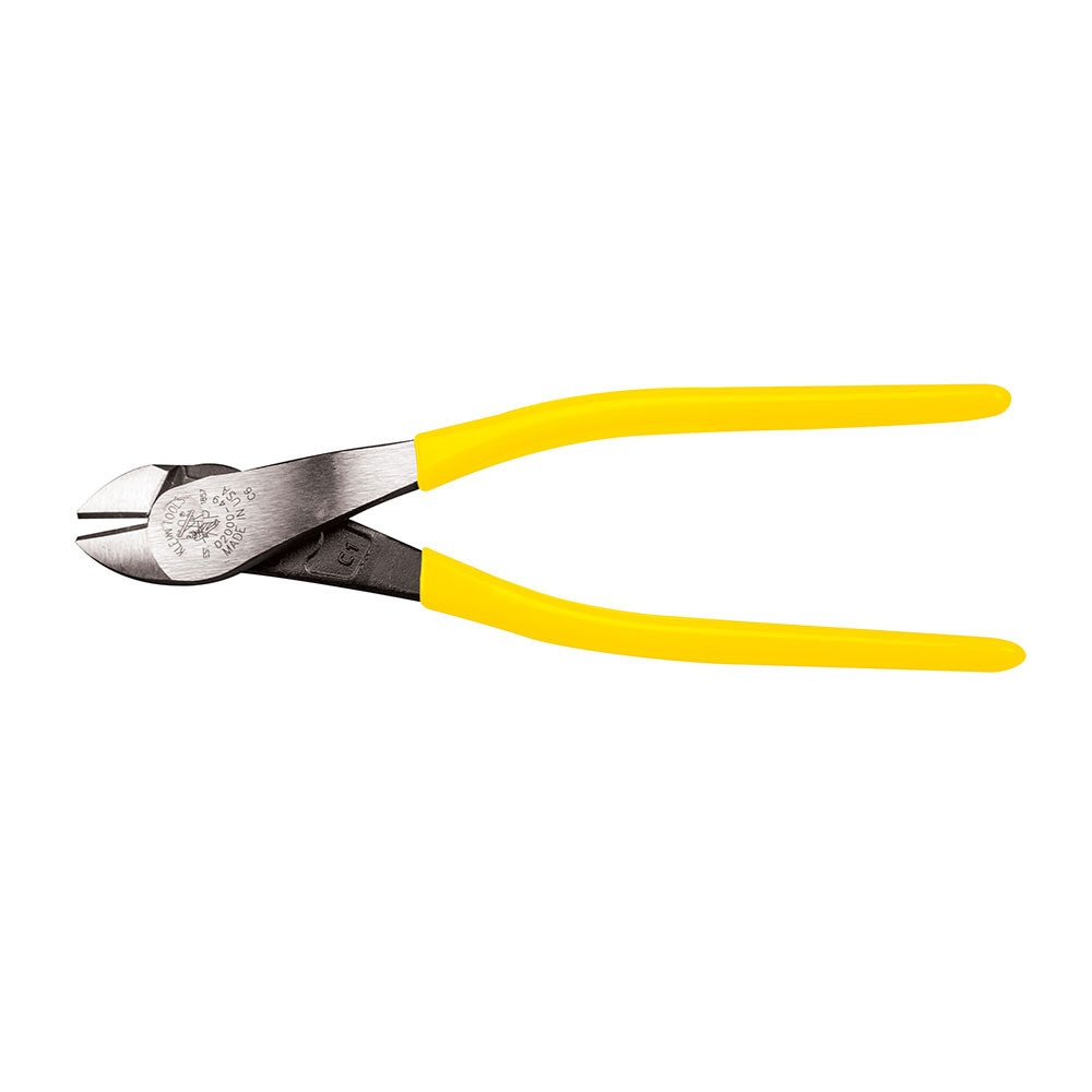 Klein Tools D2000-49 Pliers, Diagonal-Cutters, Angled Head, 9"