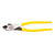 Klein Tools D2000-49 Pliers, Diagonal-Cutters, Angled Head, 9"
