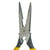 Klein Tools D203-8NCR Pliers, Long Nose Side Cutters, Strip/Crimp 8"