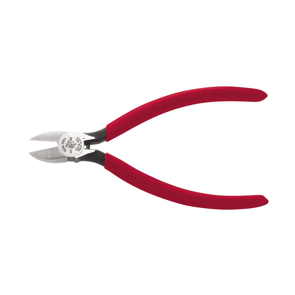 Klein Tools D210-6C Diagonal-Cutting Pliers, Semi-Flush, 6&quot;