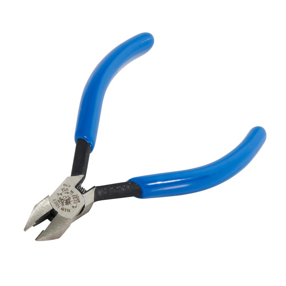 Klein Tools D230-4C Electronics Pliers - Nickel Ribbon Wire Cutting