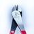 Klein Tools D248-8 Diagonal-Cutting Pliers, Angled Head, 8"