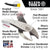 Klein Tools D248-9STT Ironworker's Diagonal-Cutting Pliers, Tether Ring, 8"