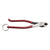 Klein Tools D248-9STT Ironworker's Diagonal-Cutting Pliers, Tether Ring, 8"