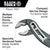 Klein D504-7 Classic Klaw Pump Pliers, 7"