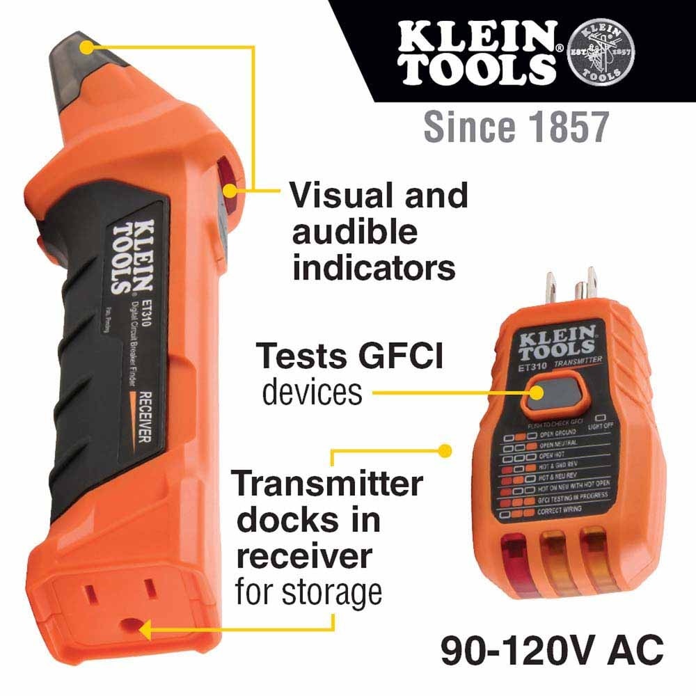 Klein ET310KIT Circuit Breaker Finder Kit