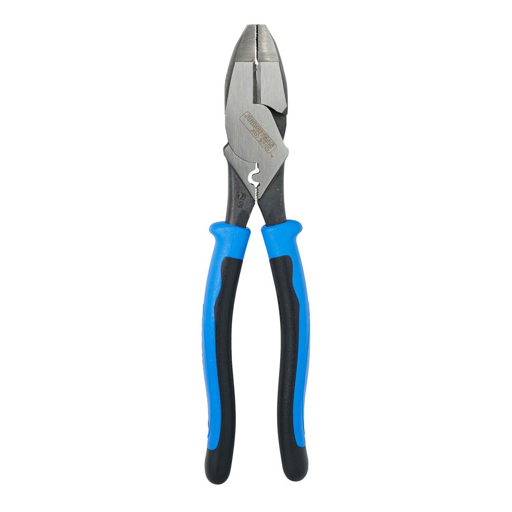 Klein Tools J2000-9NECRTP Lineman's Pliers, Fish Tape Pull/Crimping, 9"