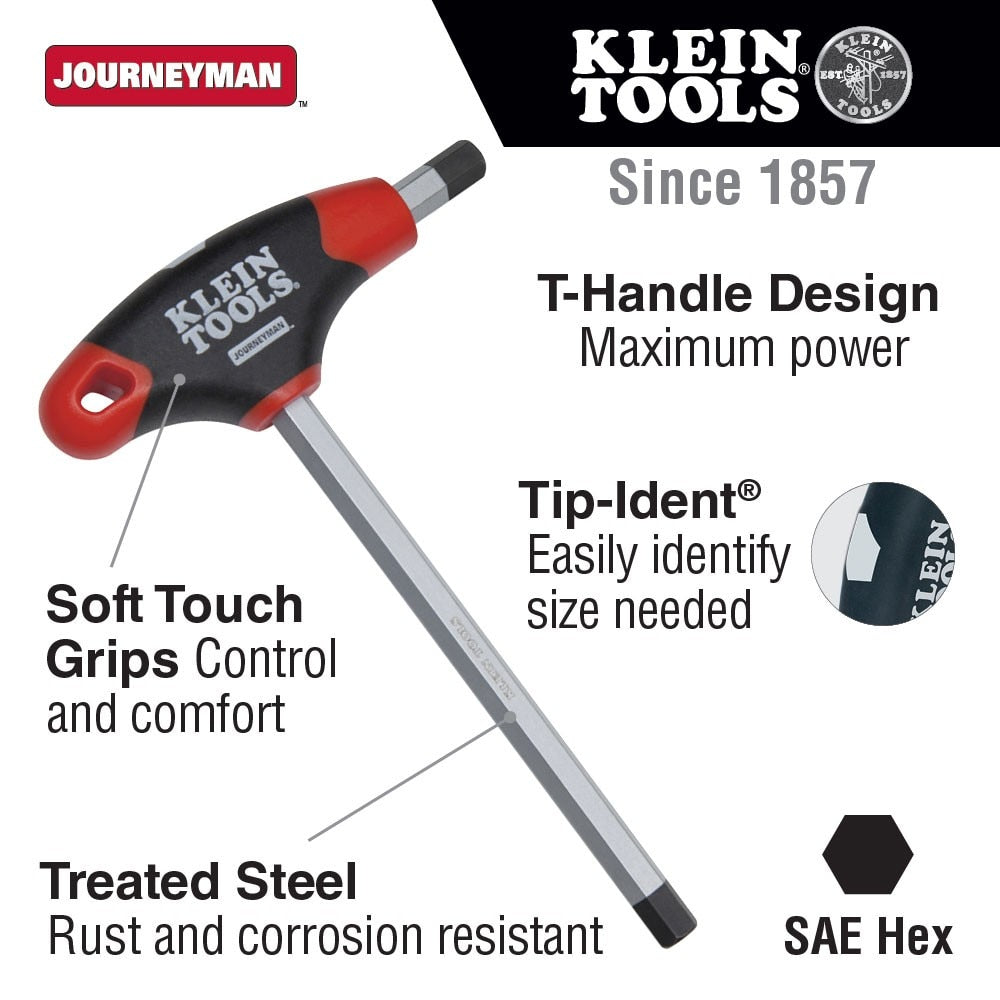 Klein JTH910E T-Handle Set with Stand, SAE, 9" Blade 10-Piece