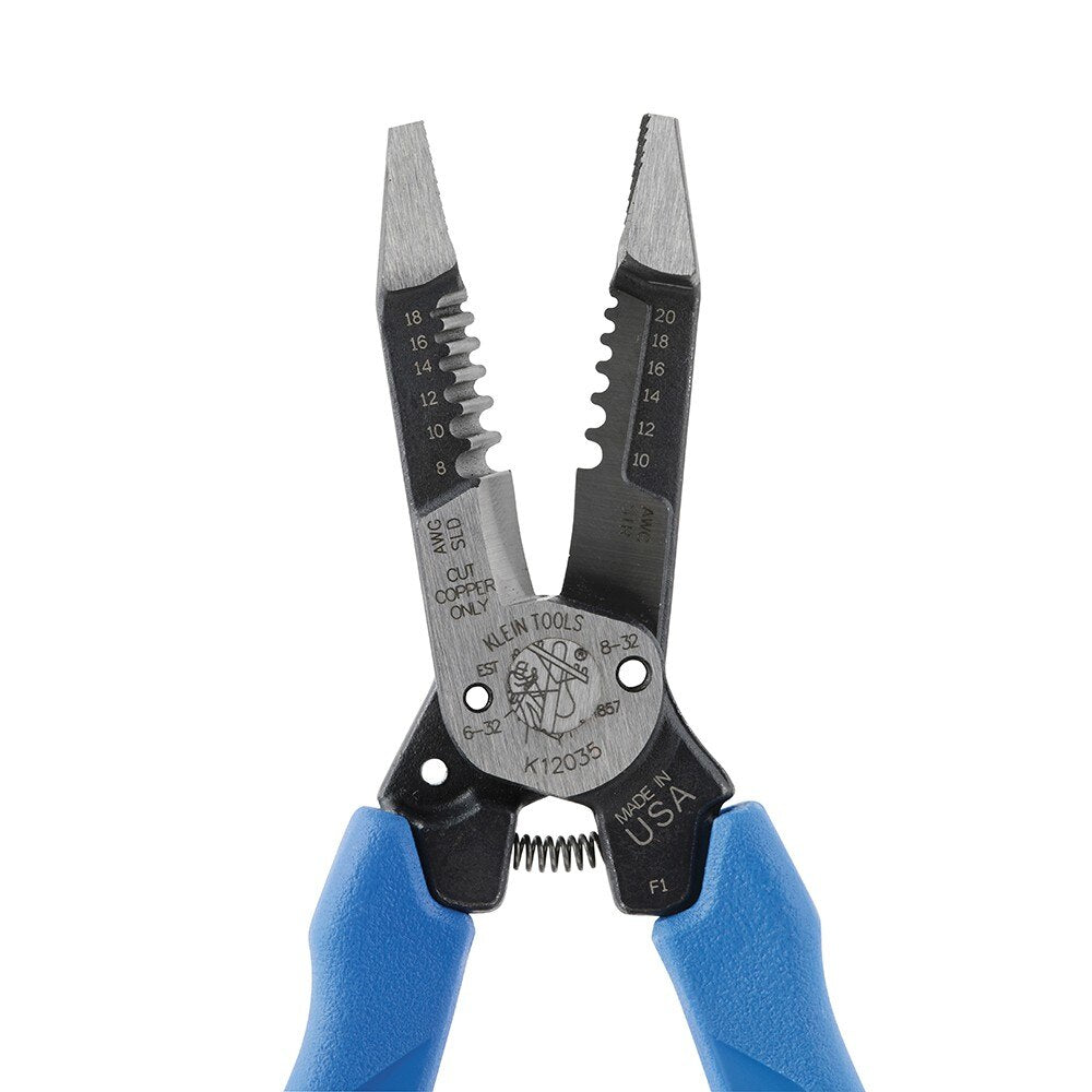 Klein K12035 Klein-Kurve® Heavy-Duty Wire Stripper 8-20 AWG