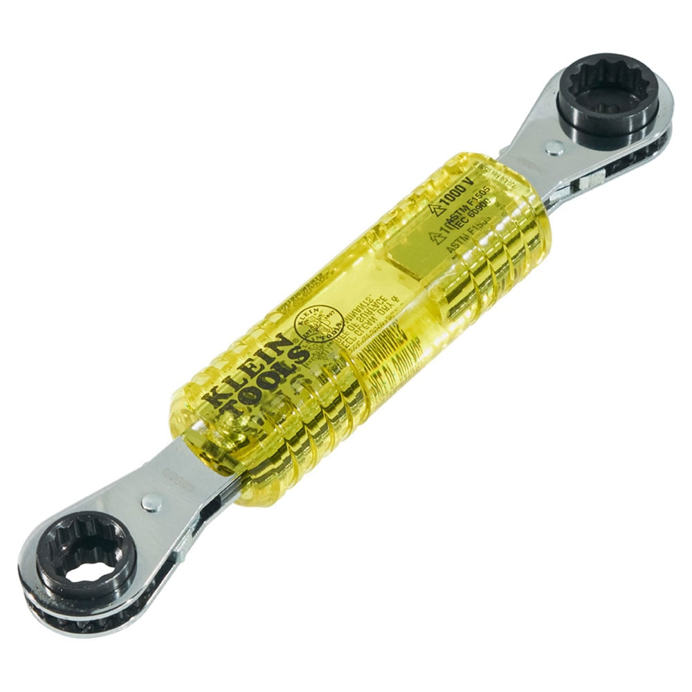 Klein KT223X4-INS Lineman's Insulating 4-in-1 Box Wrench