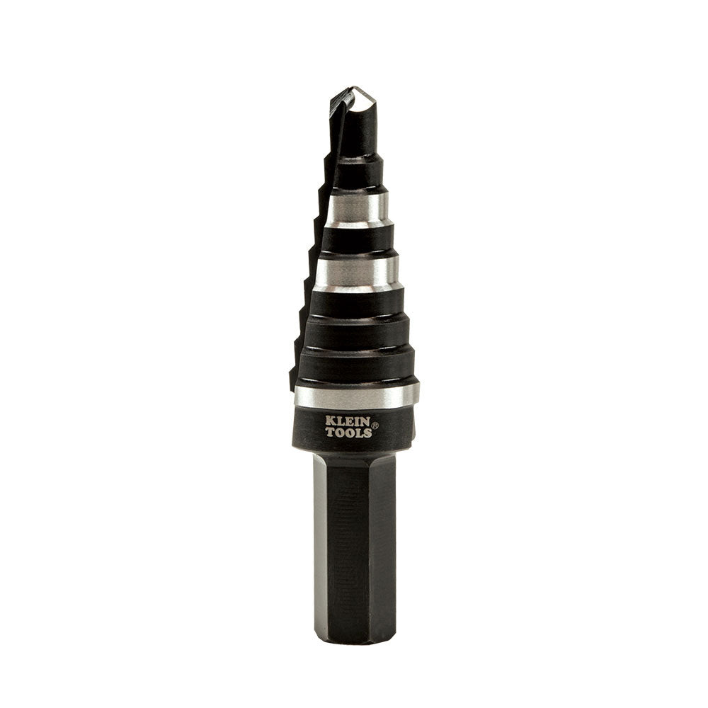 Klein KTSB03 Step Drill Bit Double Fluted #3, 1/4 to 3/4"