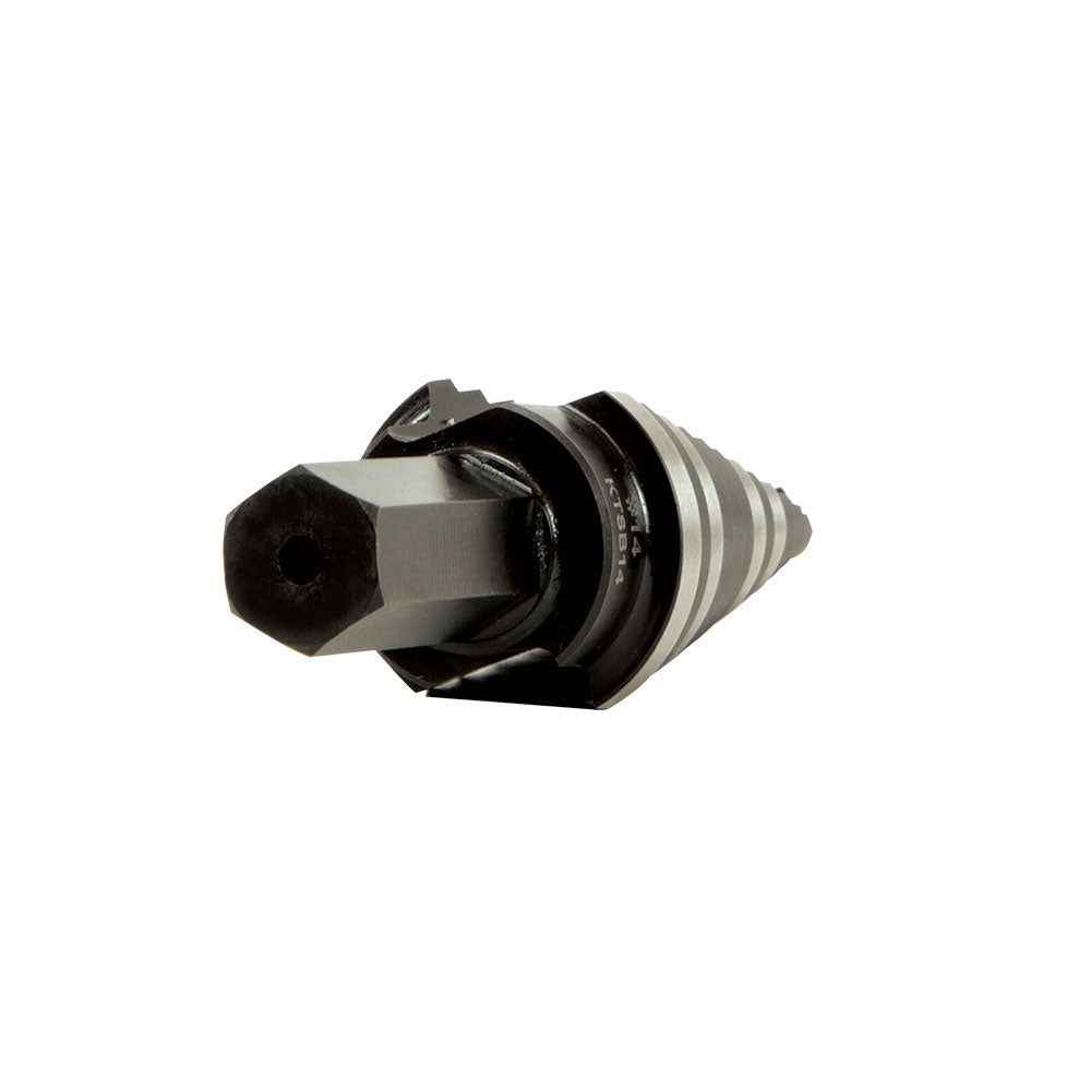 Klein KTSB14 Step Drill Bit #14 Double-Fluted, 3/16 to 7/8"