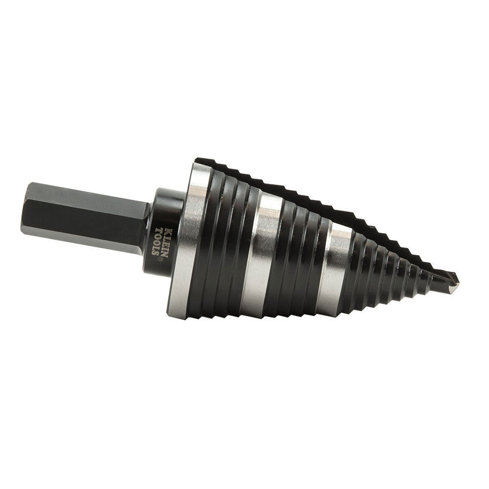 Klein KTSB15 Step Drill Bit #15 Double Fluted 7/8 to 1-3/8-Inch