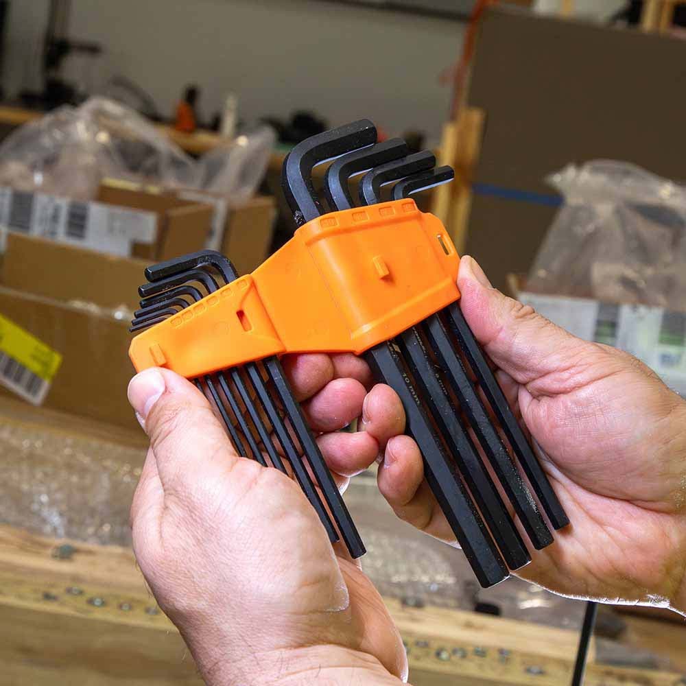Klein LS10M Long Hex Key Set, Metric, 10-Piece