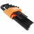 Klein LS12 L-Style Long Hex Key Set, SAE, 12-Piece