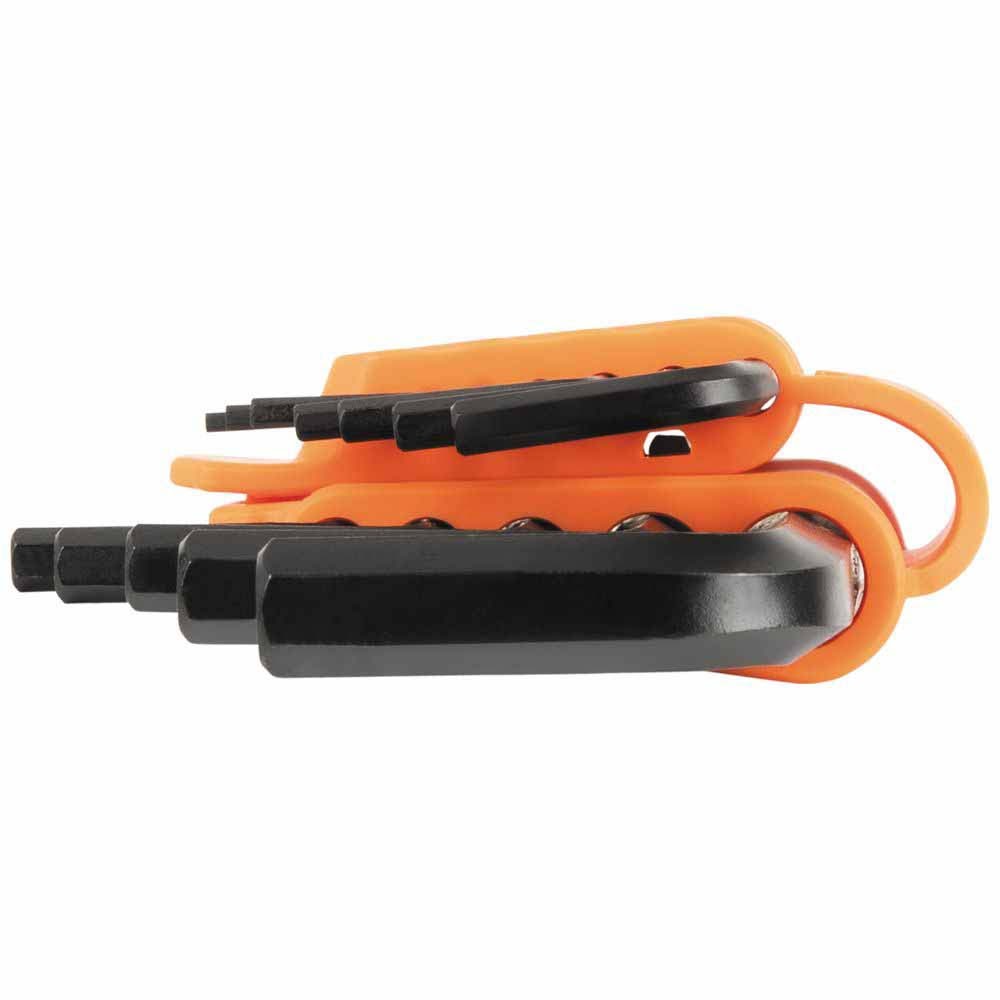 Klein LS12 L-Style Long Hex Key Set, SAE, 12-Piece