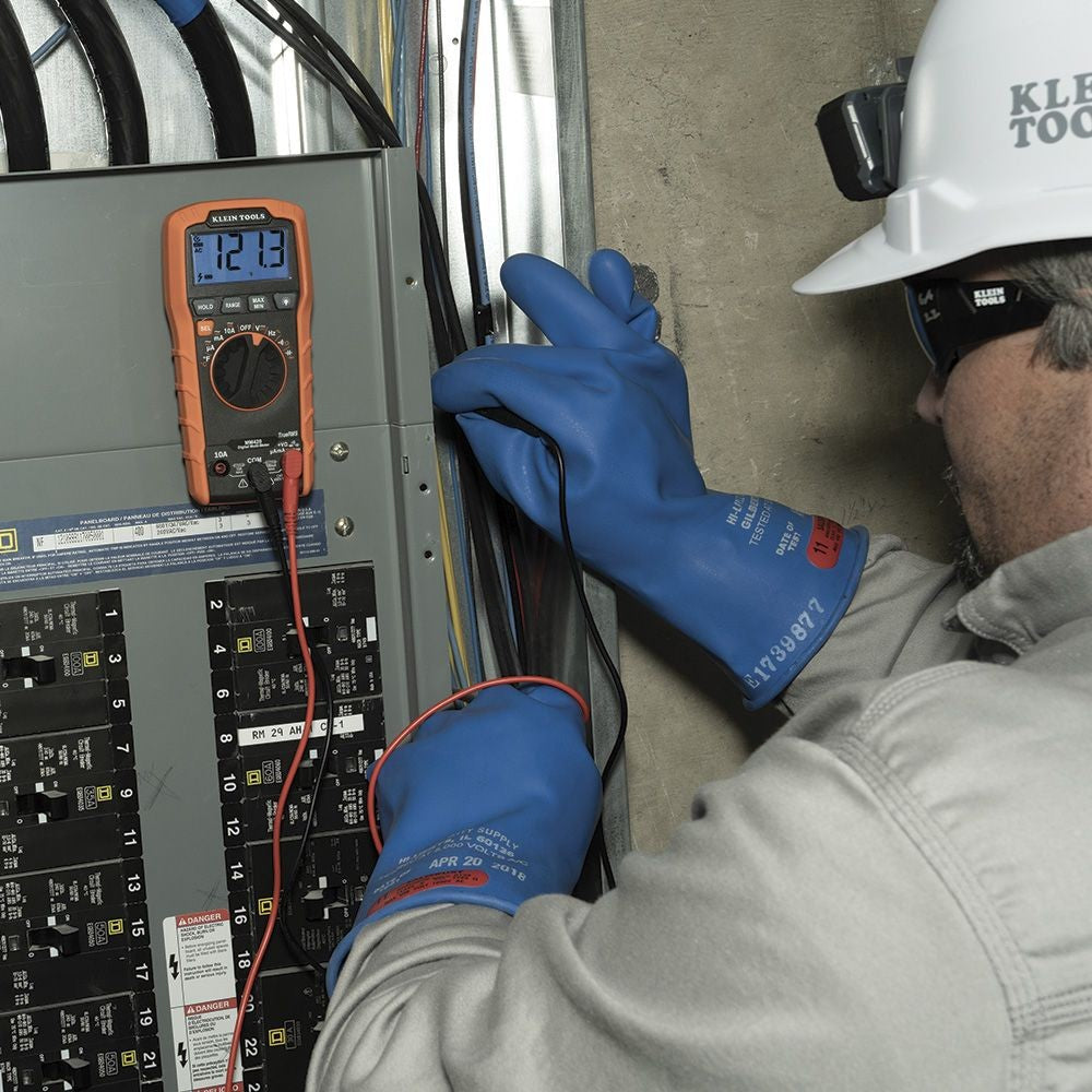 Klein MM420 Digital Multimeter, TRMS Auto-Ranging, 600V, Temp
