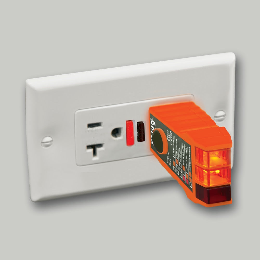 Klein NCVT1PKIT Non-Contact Voltage and GFCI Receptacle Test Kit