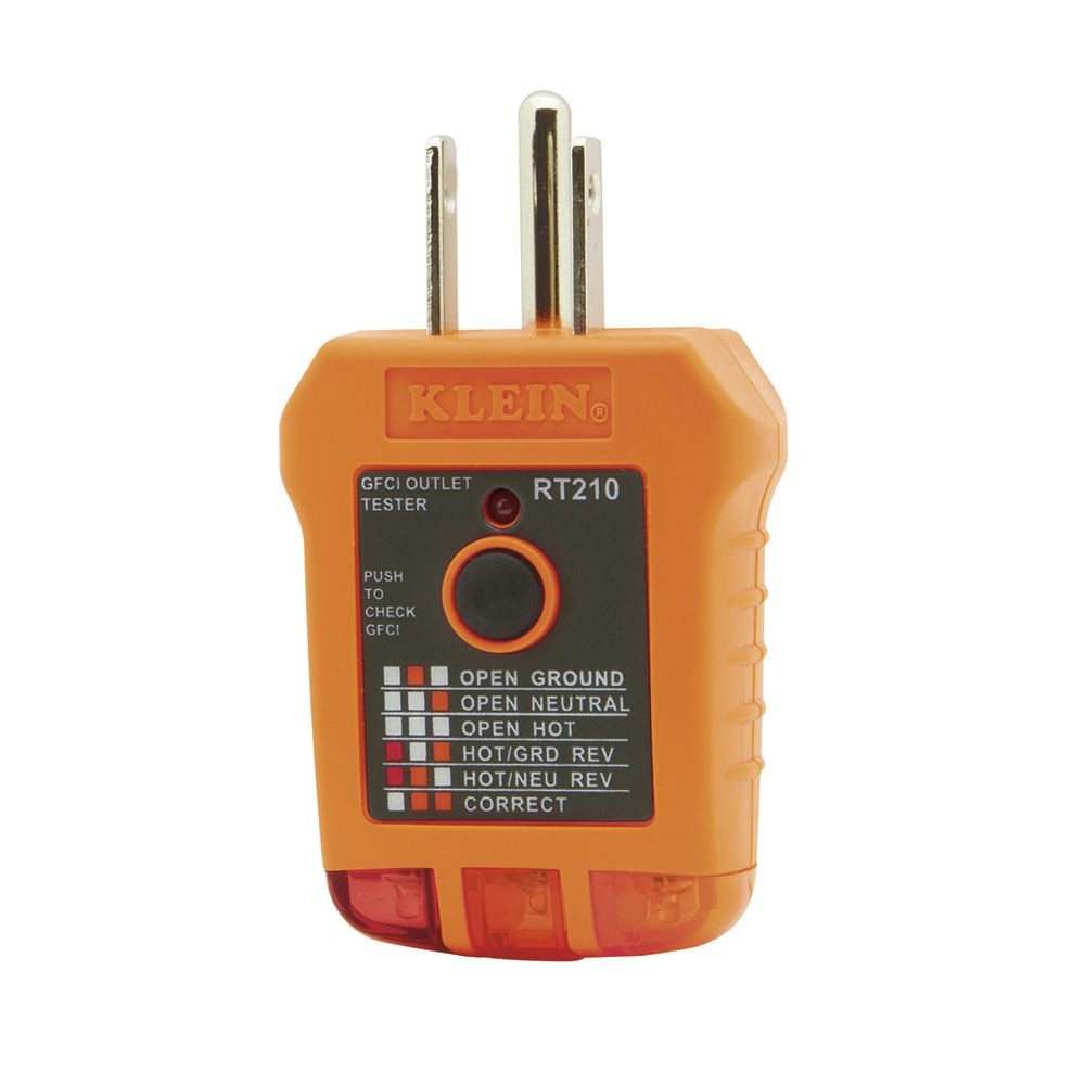 Klein NCVT1XTKIT Non-Contact Voltage and GFCI Receptacle Premium Test Kit