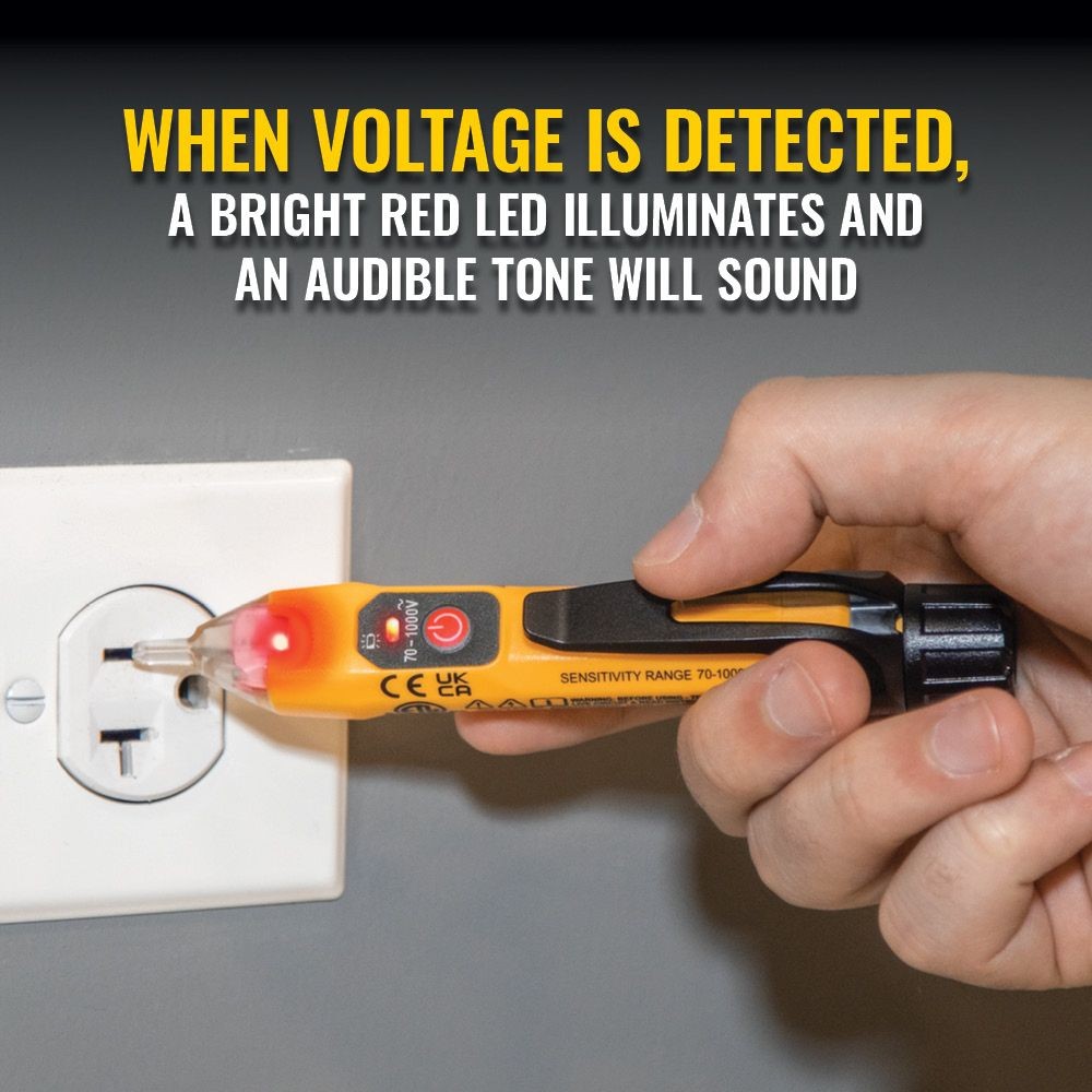 Klein NCVT1XTKIT Non-Contact Voltage and GFCI Receptacle Premium Test Kit