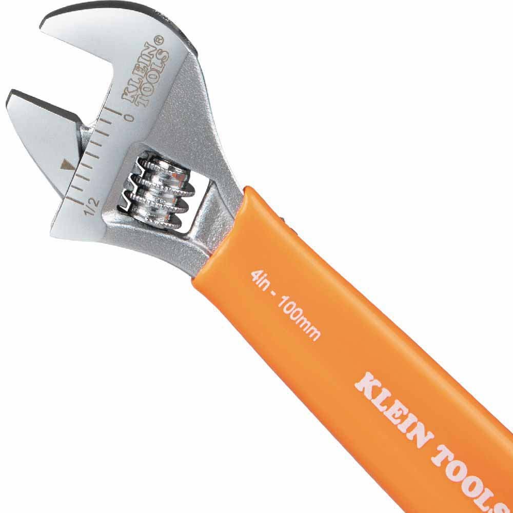 Klein O5064 Extra-Capacity Adjustable Wrench, 4"