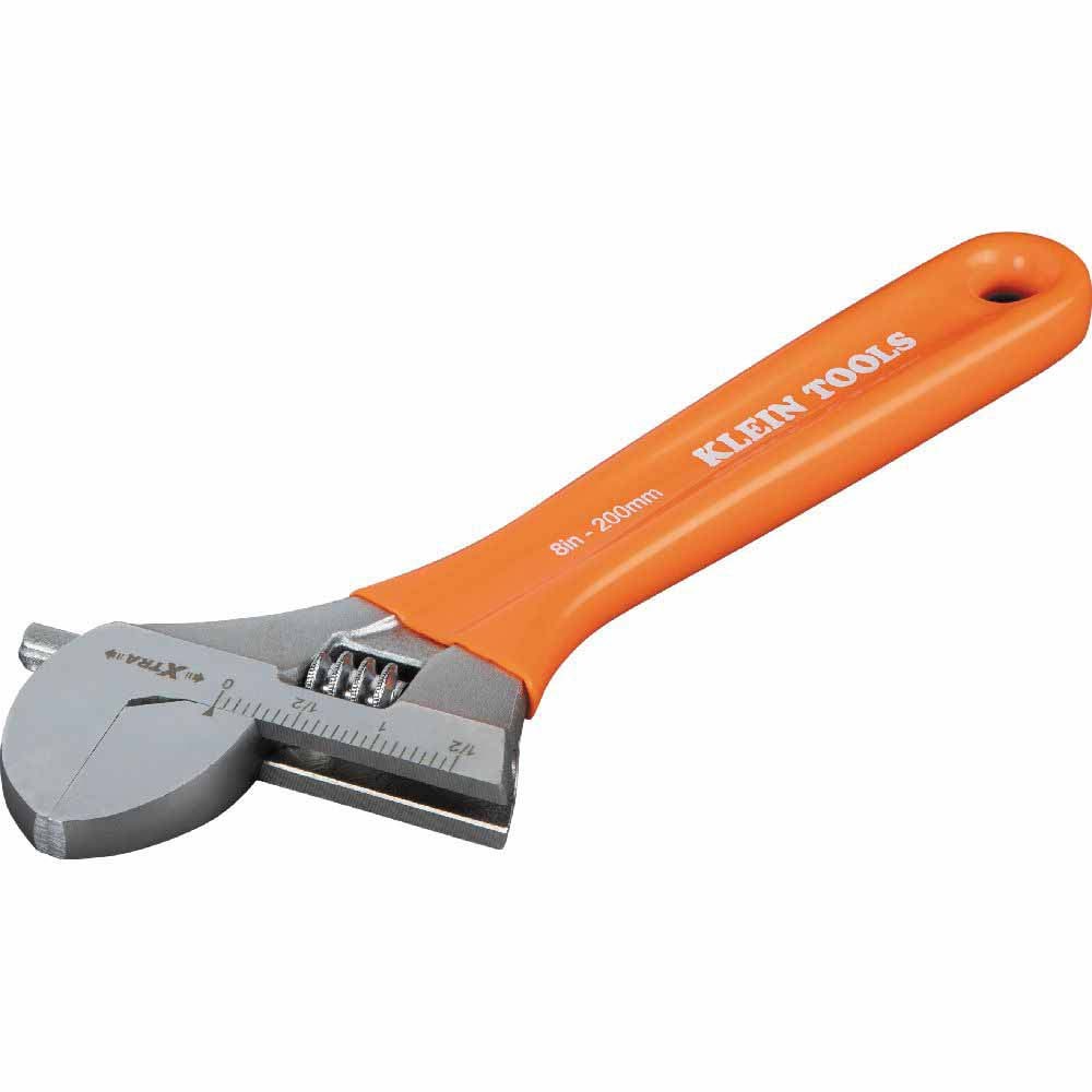Klein O5098 Extra-Wide Jaw Adjustable Wrench, 8"