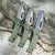 Klein OGK000GNT KTO Resurgence Knife, Drop Point Blade, Moss Green Handle