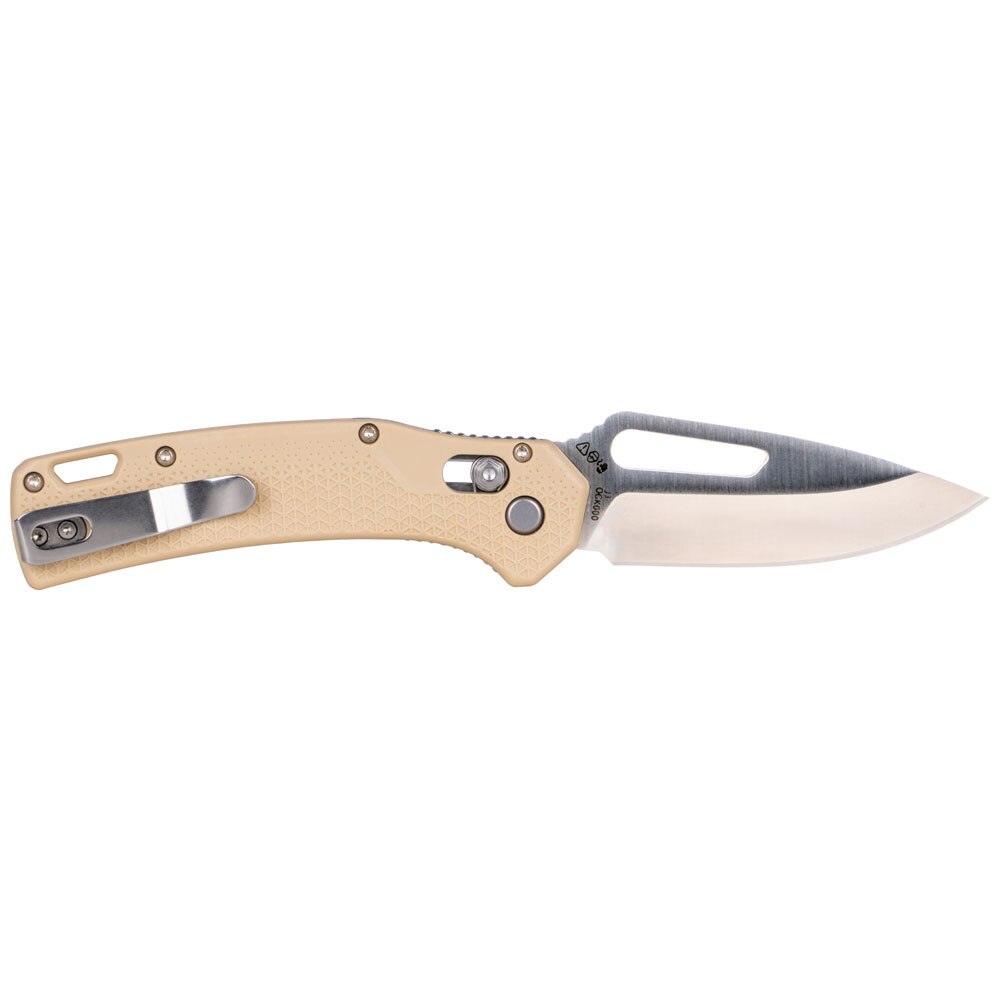 Klein OGK000TNT KTO Resurgence Knife, Drop Point Blade, Sand Handle