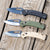 Klein OGK000TNT KTO Resurgence Knife, Drop Point Blade, Sand Handle