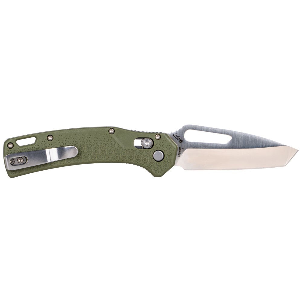 Klein OGK001GNT KTO Resurgence Knife, Tanto Blade, Moss Green Handle