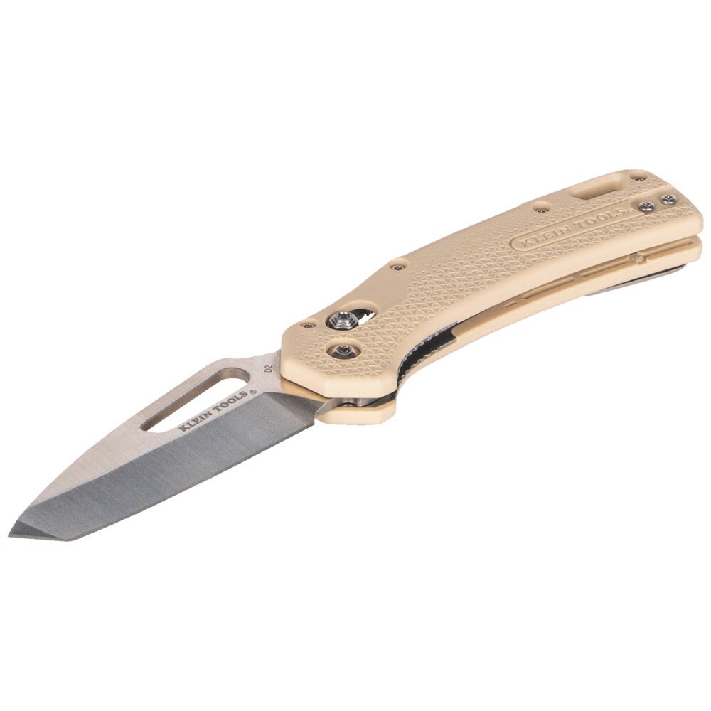Klein OGK001TNT KTO Resurgence Knife, Tanto Blade, Sand Handle