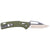Klein OGK002GNT KTO Resurgence Knife, Clip Point Blade, Moss Green Handle
