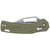 Klein OGK002GNT KTO Resurgence Knife, Clip Point Blade, Moss Green Handle