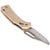 Klein OGK002TNT KTO Resurgence Knife,Clip Point Blade, Sand Handle