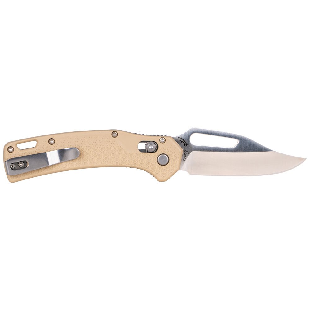 Klein OGK002TNT KTO Resurgence Knife,Clip Point Blade, Sand Handle