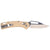 Klein OGK002TNT KTO Resurgence Knife,Clip Point Blade, Sand Handle