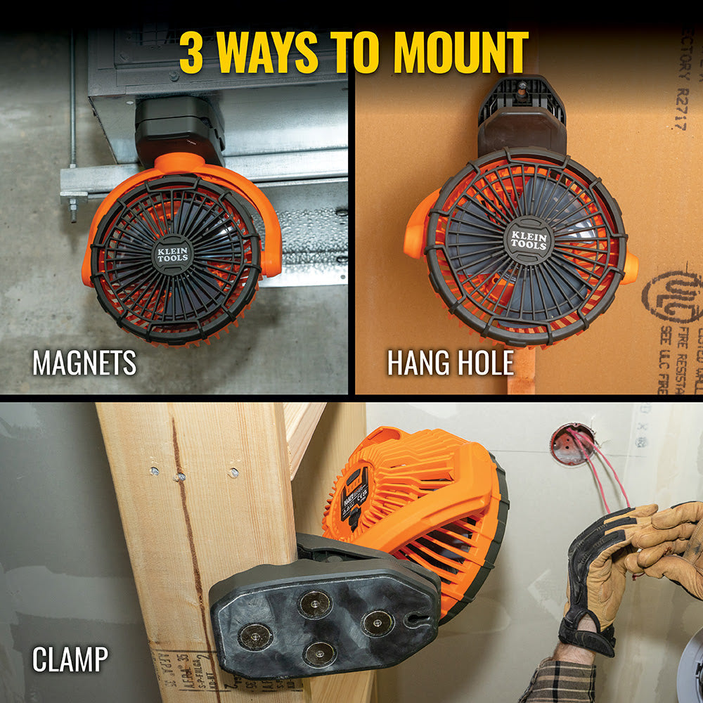 Klein PJSFM2 Rechargeable Clamping Fan