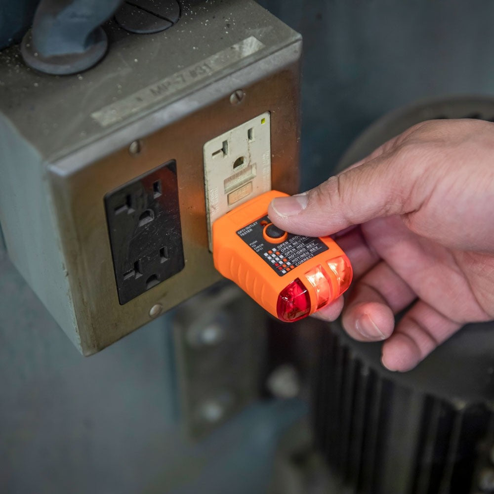 Klein RT210 GFCI Receptacle Tester