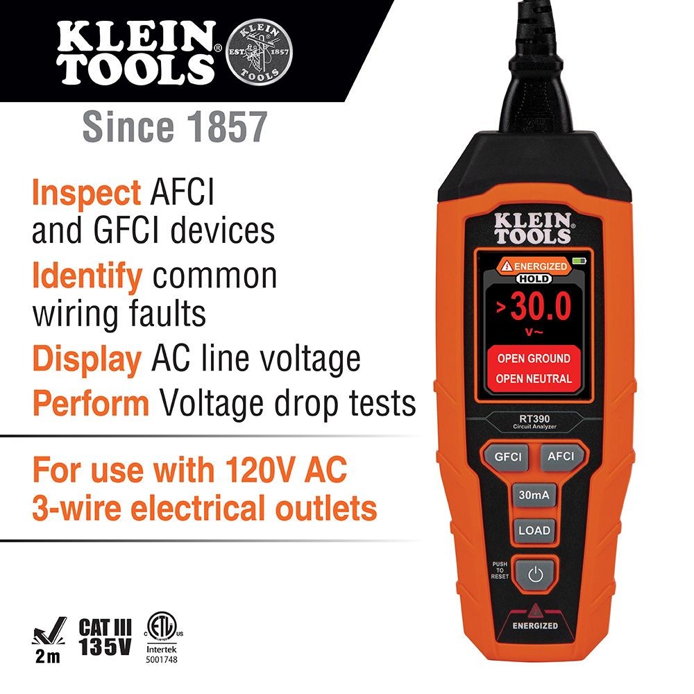 Klein RT390 Circuit Analyzer