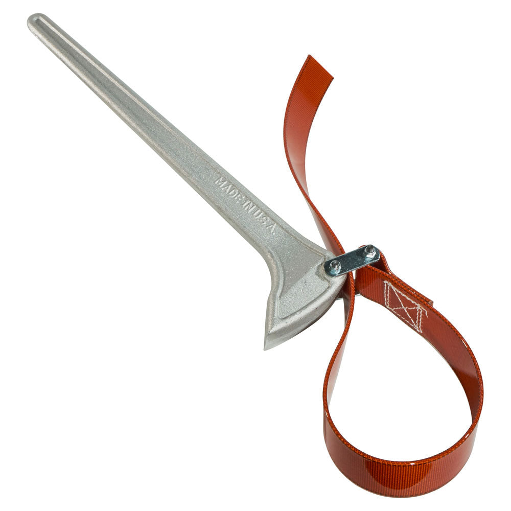 Klein Tools S-18H Grip-It Strap Wrenches, Silver/Red, 18&quot;