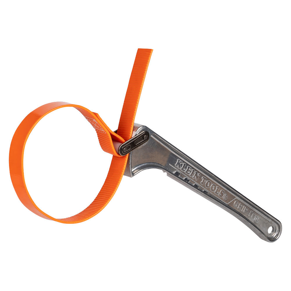 Klein S12HB Grip-It Strap Wrench, 1-1/2 to 5", 12" Handle