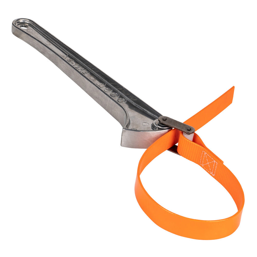 Klein S12HB Grip-It Strap Wrench, 1-1/2 to 5", 12" Handle