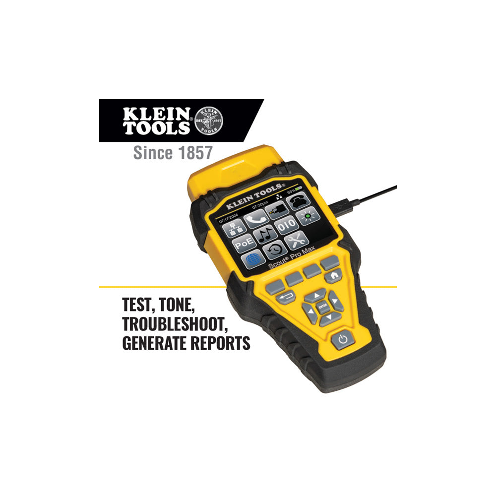 Klein VDV501770 Scout Pro Max Network Cable Tester With Remote Set