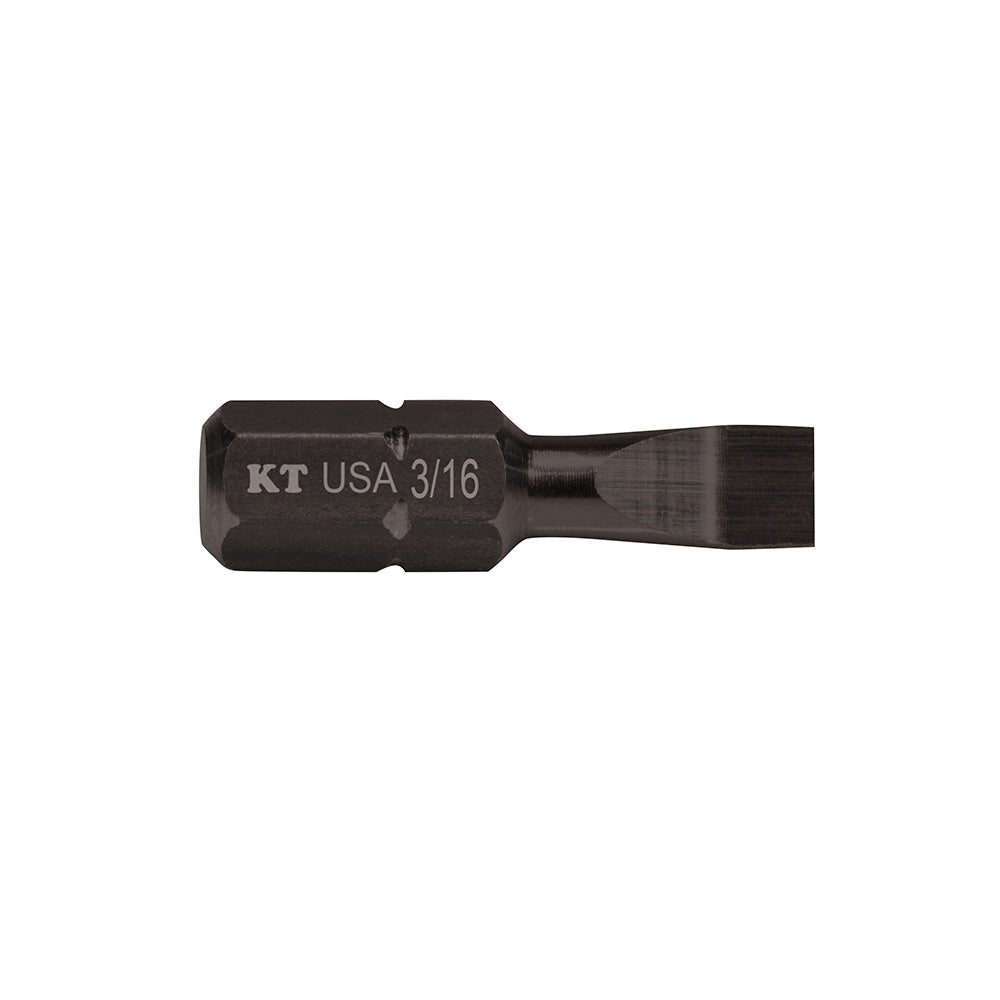 Klein Tools SL31615 3/16" Slotted Power Drivers 1", 5-Pack